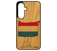 Coque A17 4G 5G Bois Silicone Drapeau Pays Bas Hollande hollandais Coupe du Monde Pas Cher 4G Foot Euro jo Basket TPU pour Samsung Galaxy
