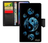 Coque A5 2017 Rabat Yin Et Yang Bleu Harmonie Imprimé 4g Garcon Masculin Feminin Solide Image Plume En Made In France Samsung Galaxy