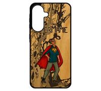 Coque A56 5g En Vrai Bois Silicone Super Mamie Humour Bebe Drole Cover Dessin Grand Mere Mamy Texte Heros 4g Famille Pour Samsung Galaxy