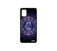 Coque A71 silicone Signe astrologique lion avenir galaxie horloge motif ciel housse telephone case aluminium montre Samsung galaxy
