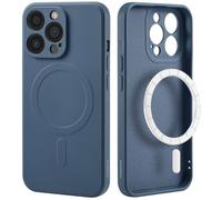 imoshion Coque Couleur avec MagSafe pour Apple iPhone 13 Pro - Bleu foncé
