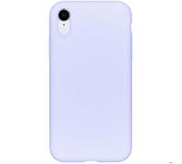 Coque adapté à Apple iPhone XR - Accezz Coque Liquid Silicone - Violet