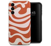 Coque adapté à Samsung Galaxy A15 (4G)/Samsung Galaxy A15 (5G) - Selencia Coque arrière Vivid - Dream Swirl Orange