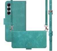 Coque adapté à Samsung Galaxy A55 (5G) - imoshion Etui de télephone portefeuille avec cordon - Turquoise