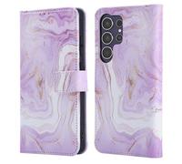 imoshion imoshion Étui de télephone portefeuille Design pour Samsung Galaxy S25 Ultra Purple Marble Multicolore