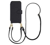 Coque adapté à Samsung Galaxy S25 Ultra - Selencia Étui Riva avec MagSafe et cordon de téléphone - Noir