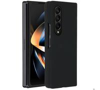 Coque adapté à Samsung Galaxy Z Fold 4 - Accezz Coque Liquid Silicone - Noir