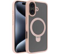 Coque ADEQWAT iPhone 16 magnétique Rose avec support