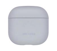 Decoded Bags Coque pour AirPods 4 Silicone antichocs Indicateur LED Gris