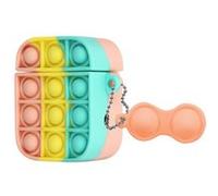Coque Airpods Conception 2 Parties Silicone Bubble Pop Multicolore G