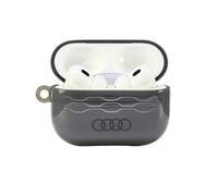 Coque AirPods Pro 2 - AUDI - IML Geometric Pattern - Gris Sophistiqué - Protection Durable - Design Moderne