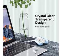 Coque AirPods Pro 2ème/1ère, Boîtier Étui Housse en TPU, Accessoires Antichoc avec Porte-clés et Compatible Charge sans Fil [LED Visible] Protection Case pour AirPods Pro (2022 & 2019), Bleu