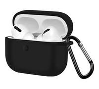 Coque AirPods Pro et Pro 2 Souple Anti-traces Anti-rayures avec Mousqueton noir G
