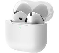 Coque pour AirPods 4 Rigide 360° Compatible Charge Sans Fil Transparent