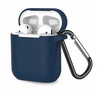 Coque Airpods Silicone Extra Antichoc Bleu Foncé