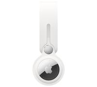 Coque Airtag Étui à sangle en silicone loop pour AirTag Blanc Apple Blanc