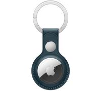 Coque Airtag Leather Key Ring pour AirTag Baltic Blue Apple Bleu