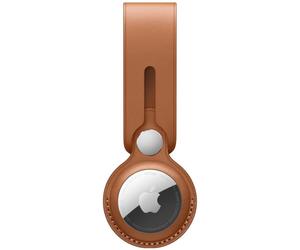 Coque Airtag Leather Loop AirTag Saddle Brown Apple Marron