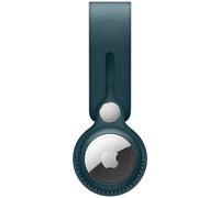 Coque Airtag Leather Loop pour AirTag Baltic Blue Apple Bleu