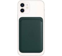Coque Airtag Leather Wallet MagSafe ( Wallet 2nd generation) Avec fonctionnalité AirTag intégrée Forest Green Apple Vert