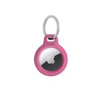 Coque AirTag Verrouillage Twist and Lock avec Anneau Métallique Rose