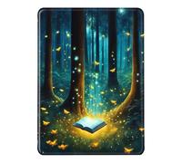 Coque Amazon Kindle 2016 8e Génération Flip Etui Cuir Silicone Automatique Veille Réveil Magnétique Case 360 Degrés Etanche Basic 2 Housse Bateau Galaxie Fleurs Motif pour Amazon Kindle 8 Écran 6 (6)