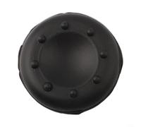 Coque analogique en silicone pour manettes PS3 et 360 en gel de silice pour faciliter la rotation et l'alignement (noir)