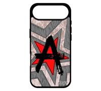 Coque Anarchie Pour Iphone 17 Air Silicone Rock Signe Symbole Punk Libert¿ Urbain Peinture Justice Etui Ni Dieu Ni Maitre Noir