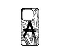 Coque anarchie pour Xiaomi Redmi Note 14 4G Europe en silicone logo rebel Blanc justice populaire communisme signe symbole rock peinture