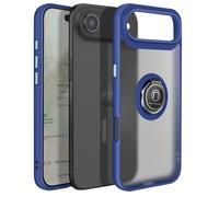 Coque Anneau - AVIZAR - iPhone Air - Bleu - Bague rotative 360° - Fixation magnétique