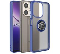 Coque pour Oppo A5 Pro avec Support Anneau et Fixation Magnétique Bleu
