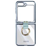 Coque anneau pour Galaxy Z Flip 5 Polycarbonate série Ring Case Bleu