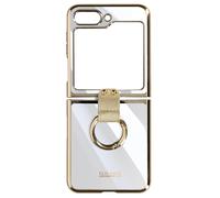 Coque anneau pour Samsung Galaxy Z Flip 5 Polycarbonate série Ring Case Doré