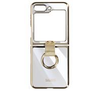 Coque anneau pour Samsung Galaxy Z Flip 5 Polycarbonate Doré