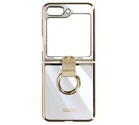 Coque anneau pour Samsung Galaxy Z Flip 5 Polycarbonate série Ring Case Dorée