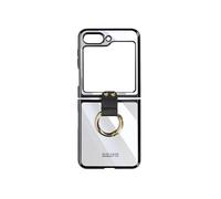 Coque anneau pour Samsung Galaxy Z Flip 5 Polycarbonate série Ring Case Noir