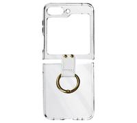 Coque anneau pour Samsung Galaxy Z Flip 5 Silicone série Ring Case Transparent