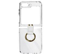 Coque anneau pour Samsung Galaxy Z Flip 5 Silicone série Ring Case Transparent