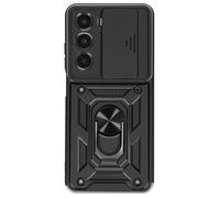Coque Anneau - Realme - C75 et 14x - Bi-matière Noir - Antichocs - Support Magnétique