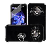 Coque Anti Casse Protection Compatible with Blackview BL9000 Pro 5G et 1*Anneau Coque de Protection Compatible with Blackview BL9000 Pro 5G étui Housse Etui Protection Antichoc,Black