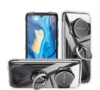 Coque Anti Casse Protection Compatible with Cubot Kingkong Power 3 et 1*Anneau Coque de Protection Compatible with Cubot Kingkong Power 3 étui Housse Etui Protection Antichoc,Clear