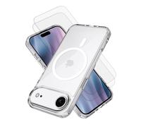 Coque Anti-choc Magsafe - EVETANE - iPhone 17 Air - Transparent - 2 Verres Trempés - Protection Complète