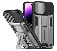 Coque Anti Choc pour iPhone 14 Pro avec Béquille et glissière objectif [Novago]