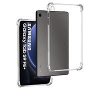 Coque Anti-Shock pour Samsung Galaxy Tab S9 - Samsung Galaxy Tab S9 FE, TPU Transparent en Silicone Antichoc