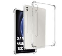 Coque Anti-Shock pour Samsung Galaxy Tab S9+ - Samsung Galaxy Tab S9 FE+, TPU Transparent en Silicone Antichoc