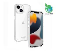 Coque antibactérienne antichoc hybride invisible Fabriqué Avec du 83% Plastique Recyclé pour Apple iPhone 13, Transparente