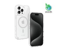 Coque antibactérienne antichoc magnétique invisible Fabriqué Avec du 75% Plastique Recyclé pour Apple iPhone 16 Pro Max, Transparente