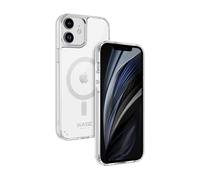Coque antibactérienne antichoc magnétique invisible pour Apple iPhone 12 mini, Transparente