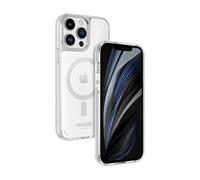 Coque antibactérienne antichoc magnétique invisible pour Apple iPhone 12 Pro Max, Transparente