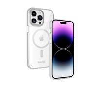 Coque antibactérienne antichoc magnétique invisible pour Apple iPhone 14 Pro Max, Transparente